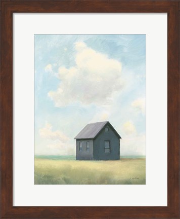 Framed Lonely Landscape III Print