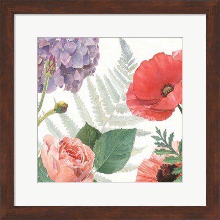 Framed Boho Bouquet  XI Print