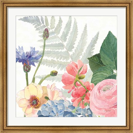 Framed Boho Bouquet  IX Print