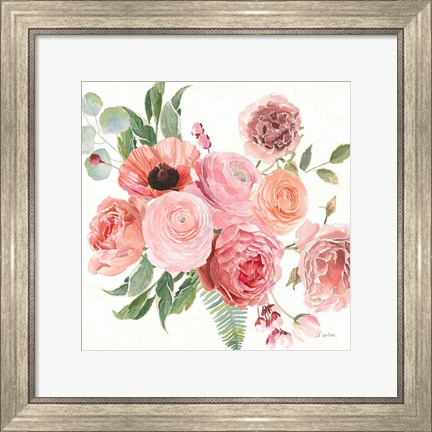 Framed Boho Bouquet  VIII Print