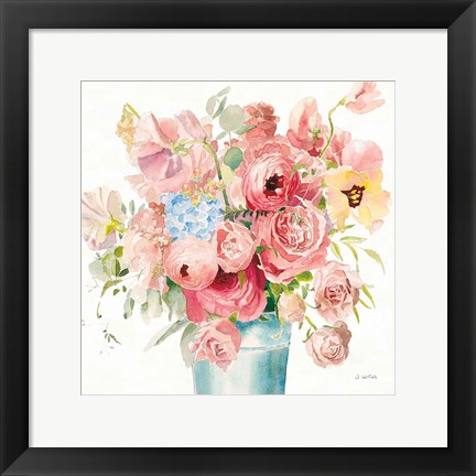 Framed Boho Bouquet  VII Print