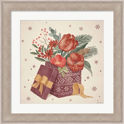 Framed Winter Blooms IV Print