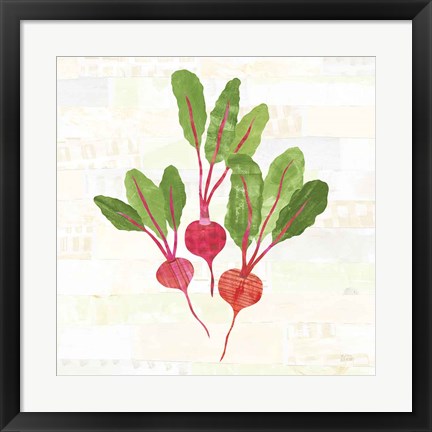 Framed Kitchen Garden V No Words Print