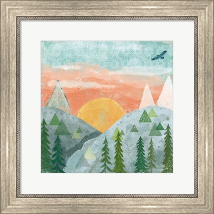 Framed Woodland Forest VI No Words Print