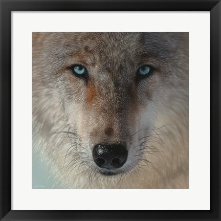 Framed Inner Wolf Print