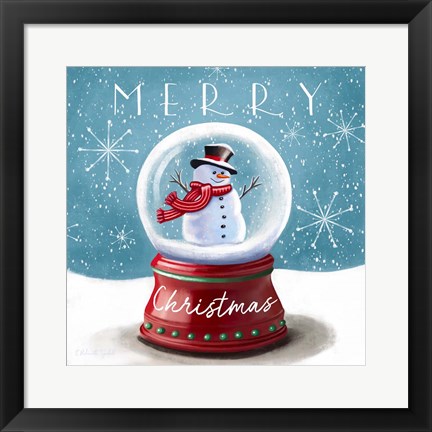 Framed Merry Christmas Print