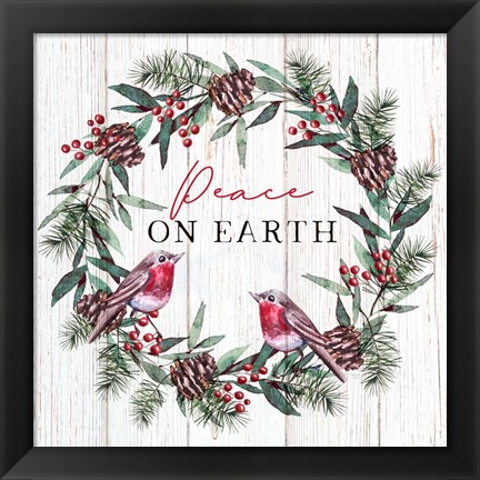 Framed Peace on Earth Print