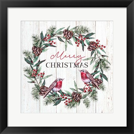 Framed Merry Christmas Print