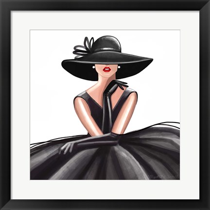 Framed Glam Gown Print