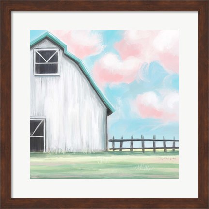 Framed Farmhouse Barn II Print