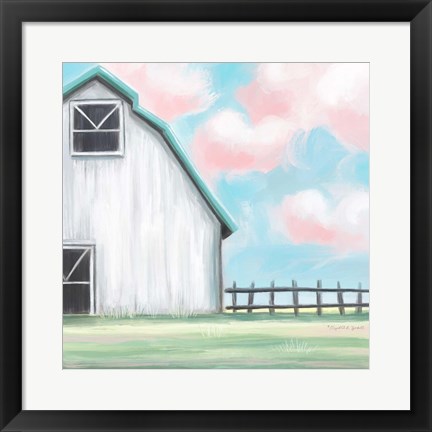 Framed Farmhouse Barn II Print