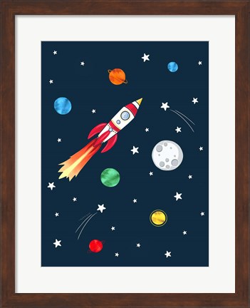 Framed Space Print