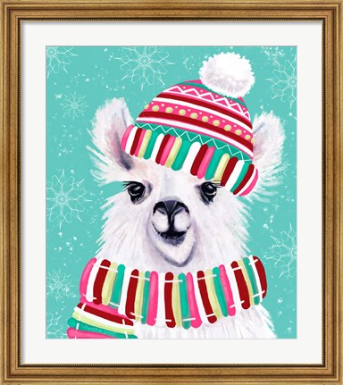 Framed Lotta Llama Print