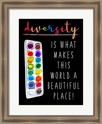 Framed Diversity Print