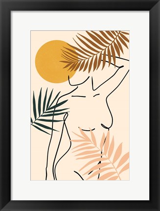 Framed Botanical Babe Print