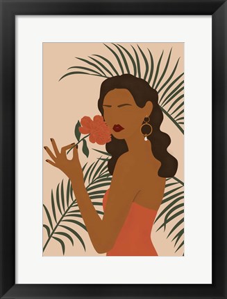 Framed Botanical Babe III Print