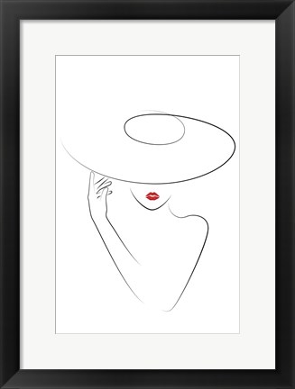 Framed Hat Couture II Print