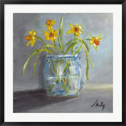 Framed Daffodils II Print