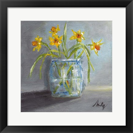 Framed Daffodils II Print