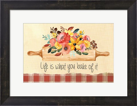 Framed What You Bake Print