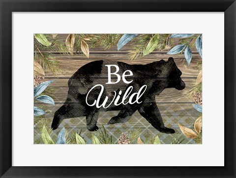 Framed Wild Bear Print