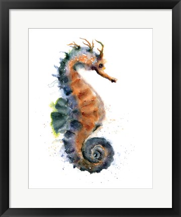 Framed Seahorse I Print