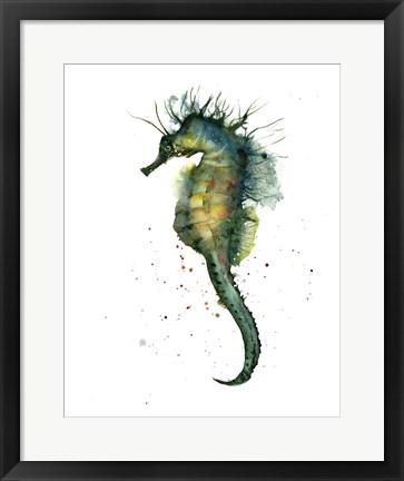 Framed Seahorse II Print