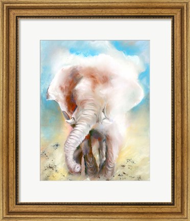 Framed Elephant Joy Print