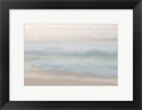 Framed Ocean Vibes Print