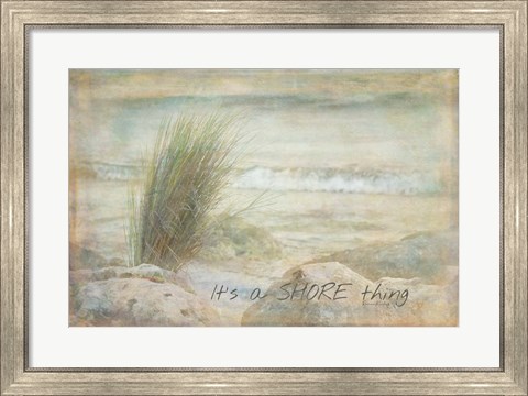 Framed It&#39;s a Shore Thing Print