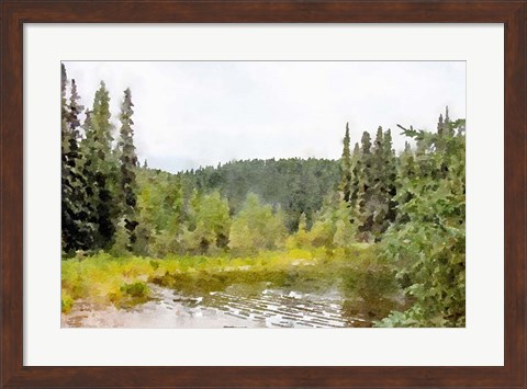 Framed Mountain Paradise No. 1 Print