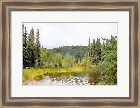 Framed Mountain Paradise No. 1 Print