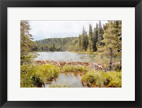 Framed Mountain Paradise No. 3 Print