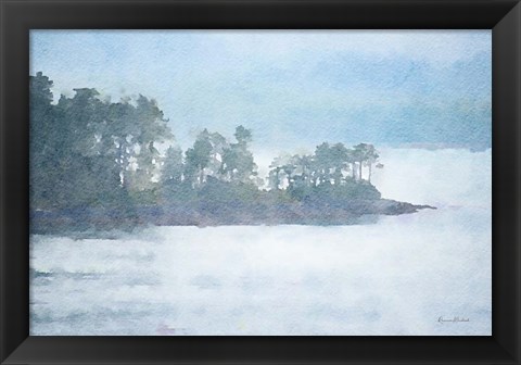 Framed Indigo Bay No. 1 Print