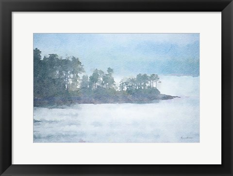 Framed Indigo Bay No. 1 Print