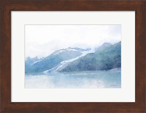 Framed Indigo Bay No. 4 Print