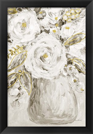 Framed Golden Age Floral IV Print