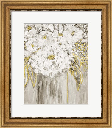 Framed Golden Age Floral V Print