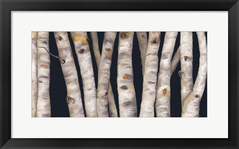 Framed Birch Grove II Print