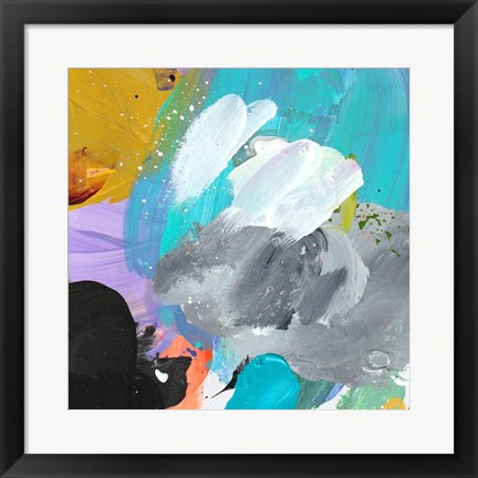 Framed Blue Palette Print