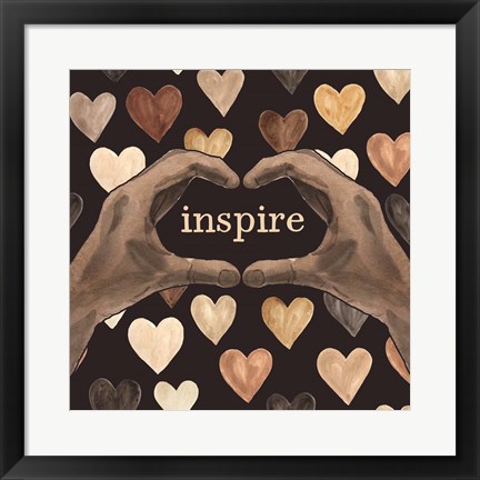 Framed Inspire Print