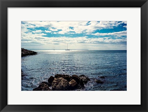 Framed Spanish Coast II Print