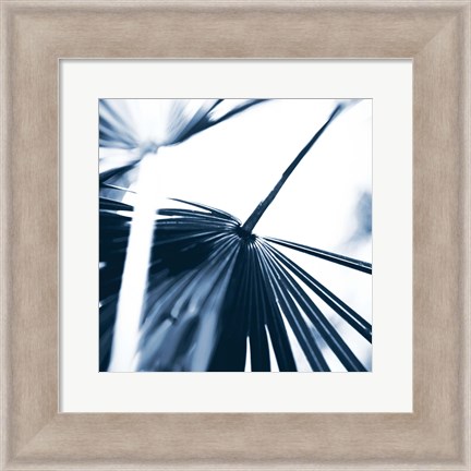 Framed Among Blue Palms II Print