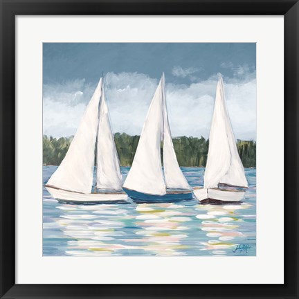 Framed Soft Sail I Print