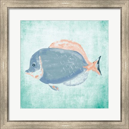 Framed Fish In The Sea I Print
