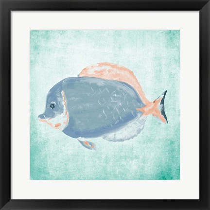 Framed Fish In The Sea I Print