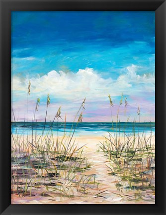 Framed Relaxing Beaches Print