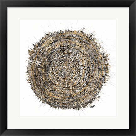 Framed Mysterious Tree Ring Print