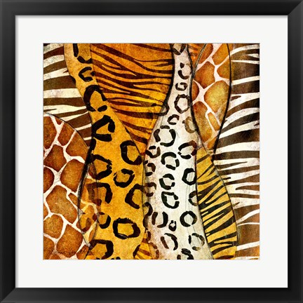 Framed Coalescence Animalia Print