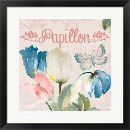 Framed French Tulips II Print